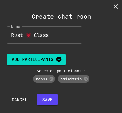 Create Chat Room